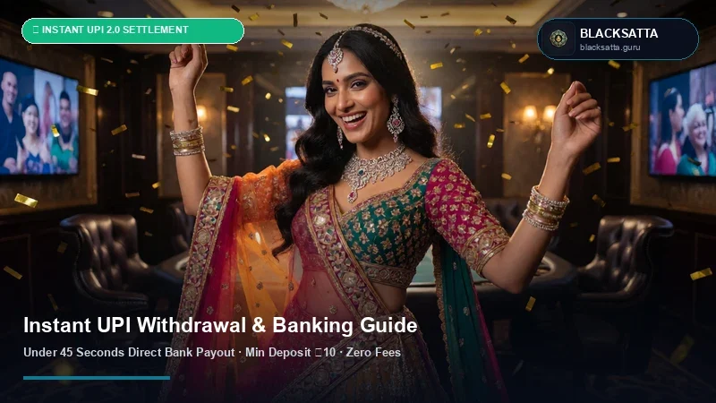 Blacksatta Instant UPI Withdrawal & ₹50 INR Deposit Tutorial